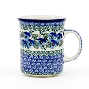Kubek ceramiczny B13 0,4l <br> 2273X Kobaltowe bratki
